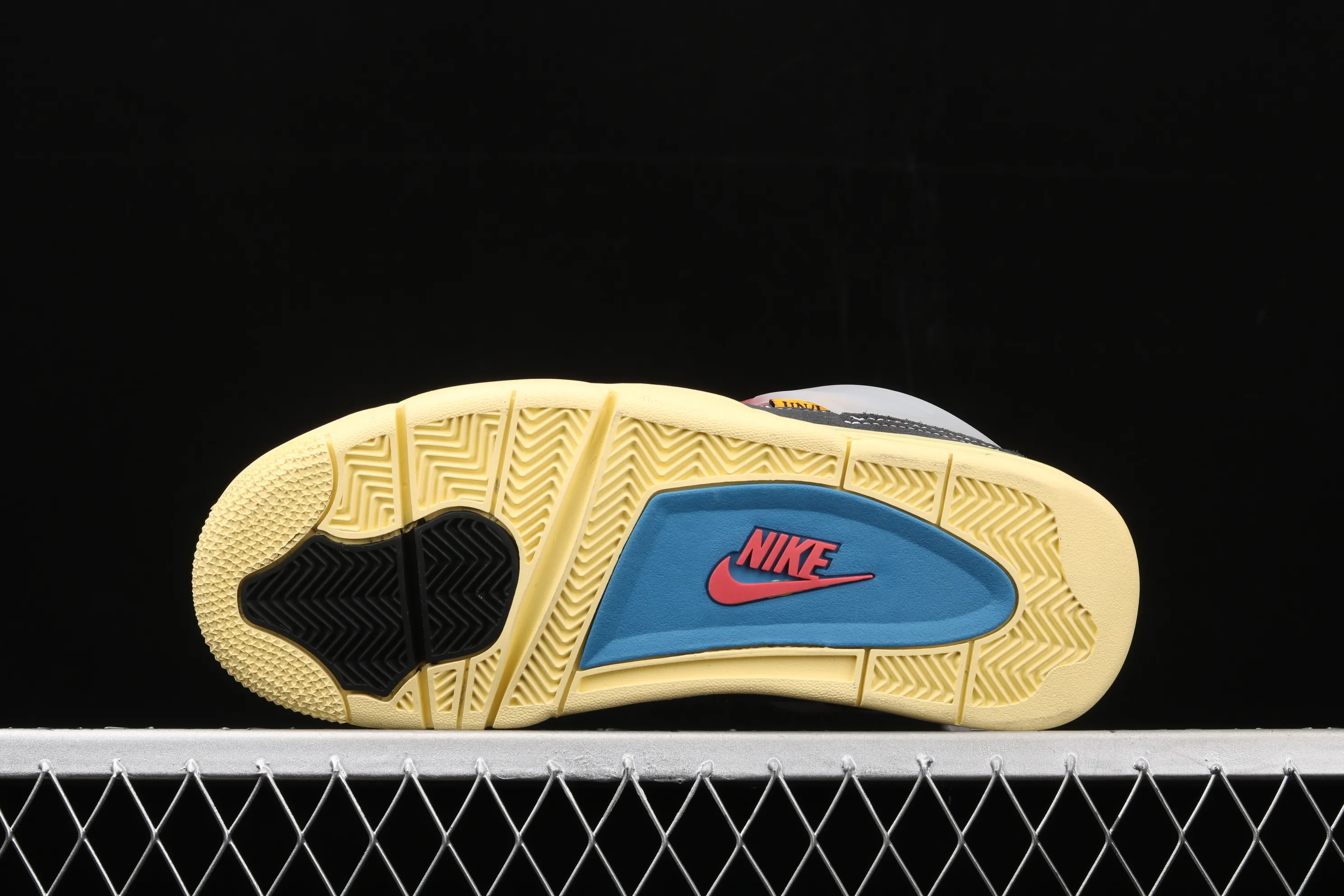 All categories Air Jordan Jordan series basketball shoes Air Jordan 4 G version Union LA x Air Jordan 4 Retro "Off Noir" AJ4 Joe 4 Union Gray and Blue Knights DC9533-001